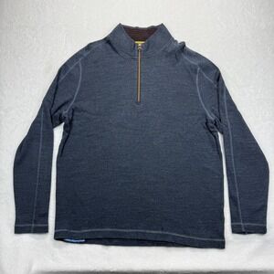 Robert Graham Quarter Zip Pullover‎ Sweater Knit Long Sleeve Casual XL